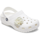 White Fabric Flower With Pearl