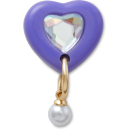 Purple Heart With Pearl