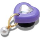 Purple Heart With Pearl